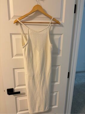 Calvin Klein Knit Midi Slip Dress